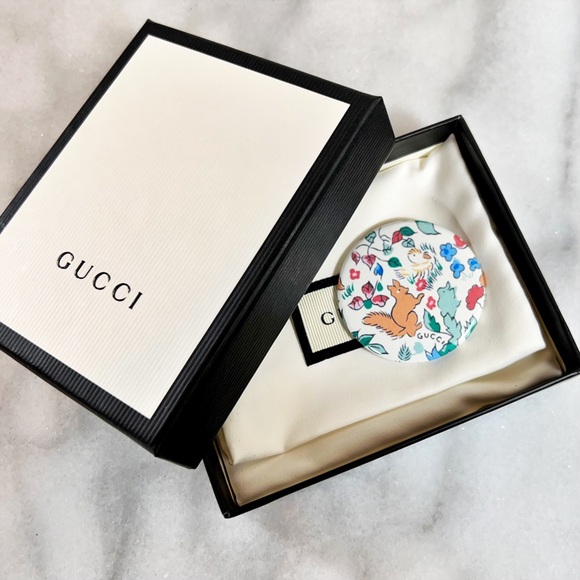 Gucci X Liberty Whimsical Logo Pin/Brooch - Picture 6 of 8